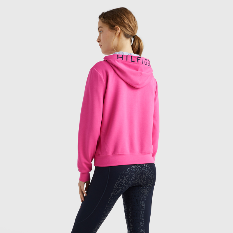 Tommy Hilfiger Women's Horse Graphic Sport Hoodie - Hot Magenta-3
